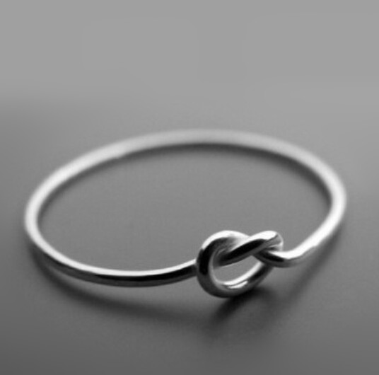 Infinity Heart Knot Ring